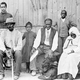 Harriet Tubman (circa 1820-1913) with family and neighbors circa 1887 at her home in Auburn, N.Y. From left: Harriet Tubman; Gertie Davis (Watson); Nelson Davis, Gertie’s husband; Lee Chaney, a neighbor’s child; “Pop” John Alexander, an elderly boarder in Tubman’s home; Walter Green, a neighbor’s child; Blind “Aunty” Sarah Parker, an elderly boarder; and Dora Stewart, great-niece and granddaughter of Tubman’s brother Robert.
Wikimedia Commons